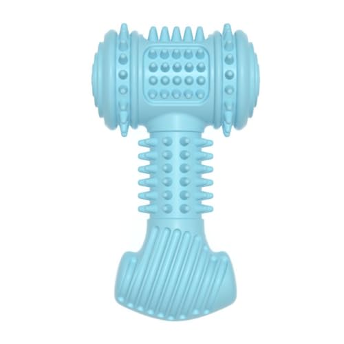 Kauspielzeug für Hunde, starke Kaukraft, langlebiges Welpen-Beißspielzeug für kleine, mittelgroße und große Hunde, Haustier-Kau- und Zahnspielzeug (blau/rosa/grün) (blau) von Rocky Green