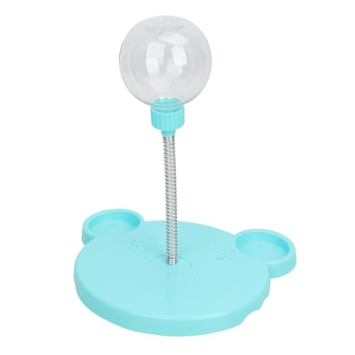 Rocky Green Cat Slow Feeder Wackelball mit Saugnapf, interaktives geistiges Anreicherungsspielzeug, stimulierender Futterspender für Indoor-Katzen, Langeweile Linderung (blau) von Rocky Green