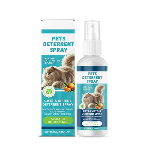 Rocky Green Katzenschreckspray, für den Innen- und Außenbereich, natürliche Zitrus- und Knoblauchformel, 100 ml Rocky Green Katzenschreckspray, für den Innen- und Außenbereich, natürliche Zitrus- und Knoblauchformel, 100 ml von Rocky Green