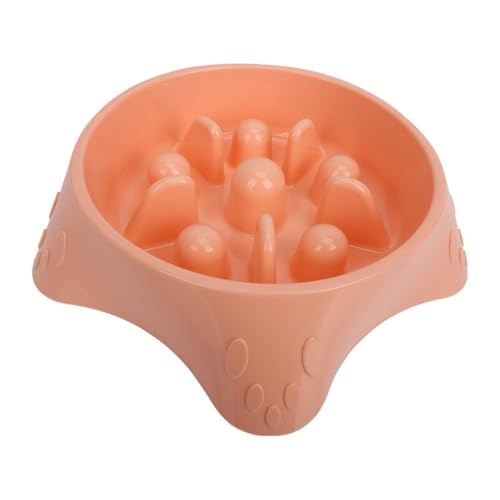 Rocky Green Slow Feeder Hundenapf – Rutschfester Futternapf, Anti-Würge-Puzzle-Schüssel für kleine/mittelgroße/große Hunde, langlebiger PP-Futternapf für Haustiere (3 Farben) (Rosa) von Rocky Green