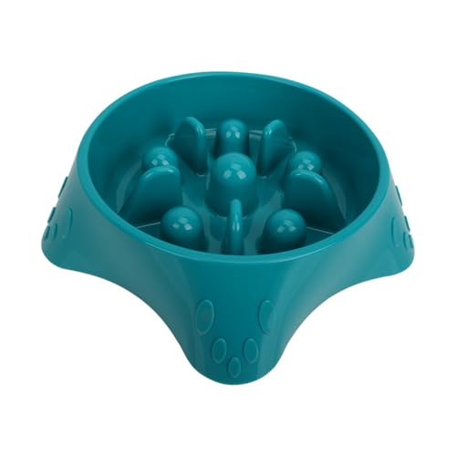 Rocky Green Slow Feeder Hundenapf – Rutschfester Futternapf, Anti-Würge-Puzzle-Schüssel für kleine/mittelgroße/große Hunde, langlebiger PP-Futternapf für Haustiere (3 Farben) (blau) von Rocky Green