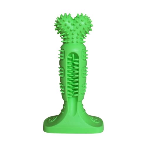Rocky Green Zahnkauspielzeug für Hunde zur Zahnreinigung – unzerstörbarer Kauknochen für Welpen, sicheres TPR-Gummi, Kauspielzeug für kleine, mittelgroße und große Hunde (grün) von Rocky Green