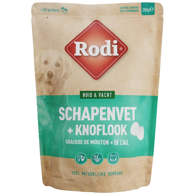 2 x 200 g Rodi Exclusive Sheep Fat Bonbons zum Sonderpreis! - Knoblauch von Rodi