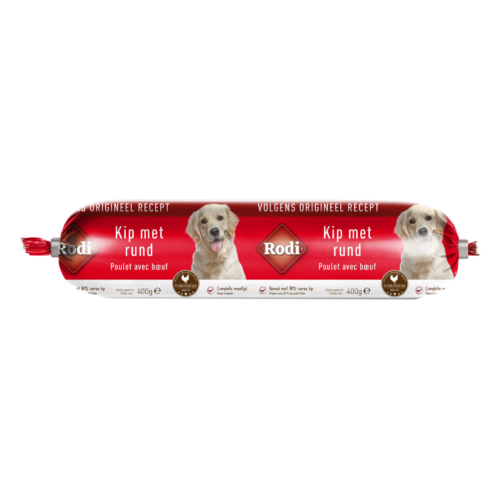 Rodi Huhn & Rind Wurst - 400 g Rodi Huhn & Rind Wurst - 400 g von Rodi