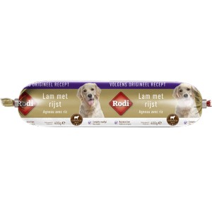 Rodi Worst Lamm & Reis für den Hund 6 x 400 g von Rodi