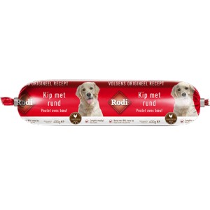 Rodi Wurst Huhn & Rind für den Hund 6 x 400 g von Rodi