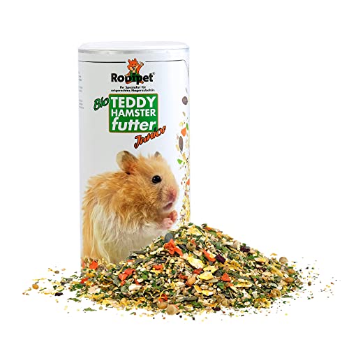Rodipet Bio Teddyhamsterfutter Junior 500 g, inkl. Portionslöffel Rodipet Bio Teddyhamsterfutter Junior 500 g, inkl. Portionslöffel von Rodipet