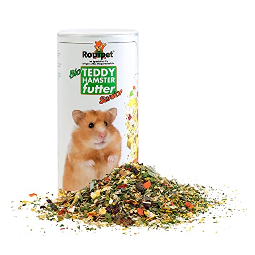 Rodipet Bio Teddyhamsterfutter Senior 500 g, inkl. Portionslöffel von Rodipet