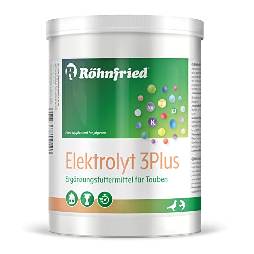 Röhnfried Elektrolyt 3Plus - für Brieftauben bei grossen Anstrengungen (600 g) von Röhnfried