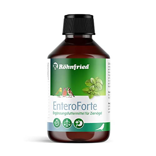 Röhnfried EnteroForte 100ml I unterstützt Verdauung & Darmflora I für Sittiche, Wellensittich, Kanarienvogel, Papageien von Röhnfried