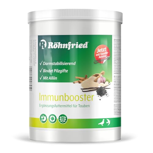 Röhnfried Immunbooster für Brieftauben, bindet Pilzgifte mit Mykotoxin, Funktionelle Spurenelemente wie Kupfer und Zink, mit prebiotischen Bestandteilen (500 g) von Röhnfried