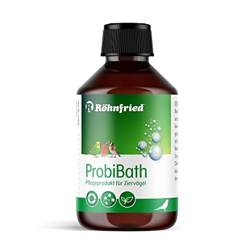 Röhnfried ProbiBath 100 ml | gesunde Haut & Gefieder | Badezusatz für Sittiche, Wellensittich, Kanarienvogel, Papageien von Röhnfried