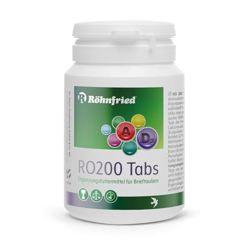 Röhnfried RO 200 Tabs - Konditions Tabletten mit Aminosäuren für Tauben (50 g) von Röhnfried