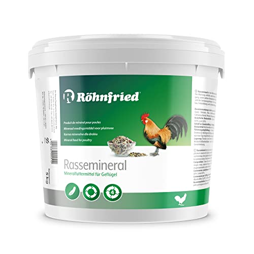 Röhnfried Rasse-Mineral 5 kg I Mineralfutter für Geflügel I unterstützt Federbildung, Knochenbau & Feste Eierschalen von Röhnfried