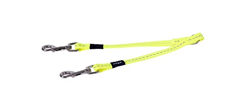 Double Split Leash Small - Dayglo Yellow Double Split Leash Small - Dayglo Yellow von Rogz