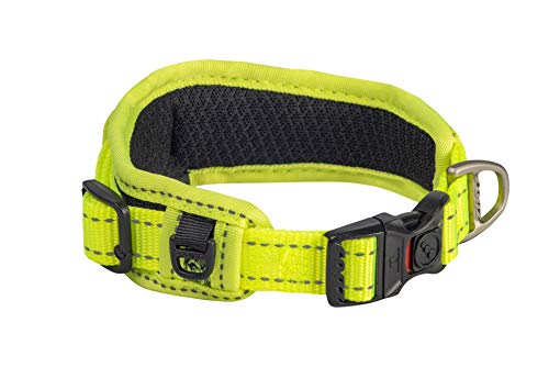 Hundehalsband, klassisch, gepolstert, Größe L, Gelb Hundehalsband, klassisch, gepolstert, Größe L, Gelb von Rogz