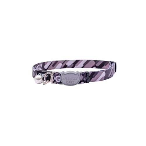 ROGZ Fusion Katzenhalsband mit Sicherheitsschnalle, Geo-Schwarz ROGZ Fusion Katzenhalsband mit Sicherheitsschnalle, Geo-Schwarz von Rogz