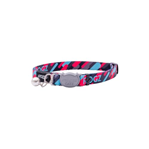 ROGZ Fusion Katzenhalsband mit Sicherheitsschnalle (Geo Türkis) von Rogz
