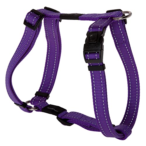 Reflective Adjustable Dog H Harness for Large Dogs; Matching Collar and Leash Available, Purple Reflective Adjustable Dog H Harness for Large Dogs; Matching Collar and Leash Available, Purple von Rogz