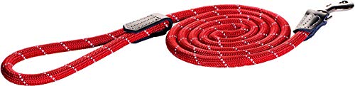Reflective Rope Dog Control Leash for Medium Dogs, 1/3" Wide, 6' Long, Red Reflective Rope Dog Control Leash for Medium Dogs, 1/3" Wide, 6' Long, Red von Rogz
