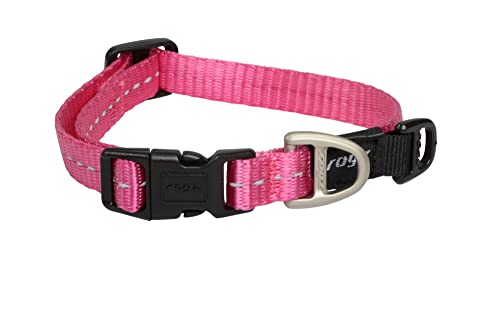 Reflektierendes Hundehalsband für kleine Hunde, verstellbar von 20,3-33 cm, Rosa Reflektierendes Hundehalsband für kleine Hunde, verstellbar von 20,3-33 cm, Rosa von Rogz