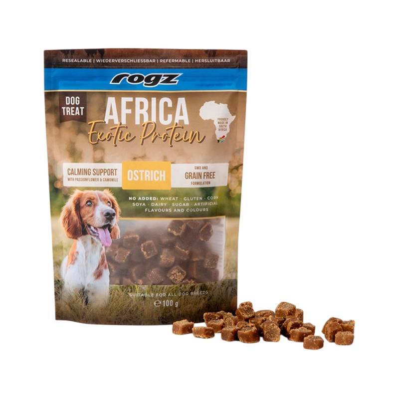 Rogz Africa Exotic Protein Calming - Strauß - 100 g Rogz Africa Exotic Protein Calming - Strauß - 100 g von Rogz