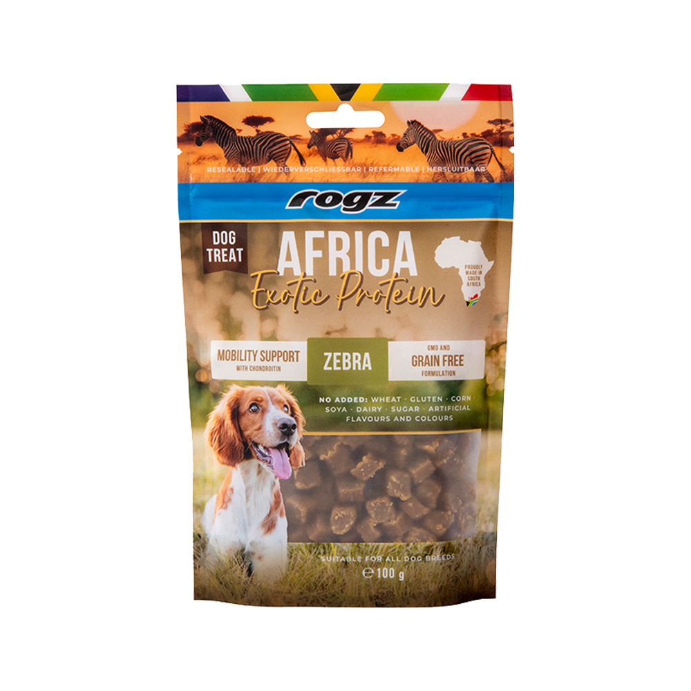 Rogz Africa Exotic Protein Mobility - Zebra - 100 g Rogz Africa Exotic Protein Mobility - Zebra - 100 g von Rogz