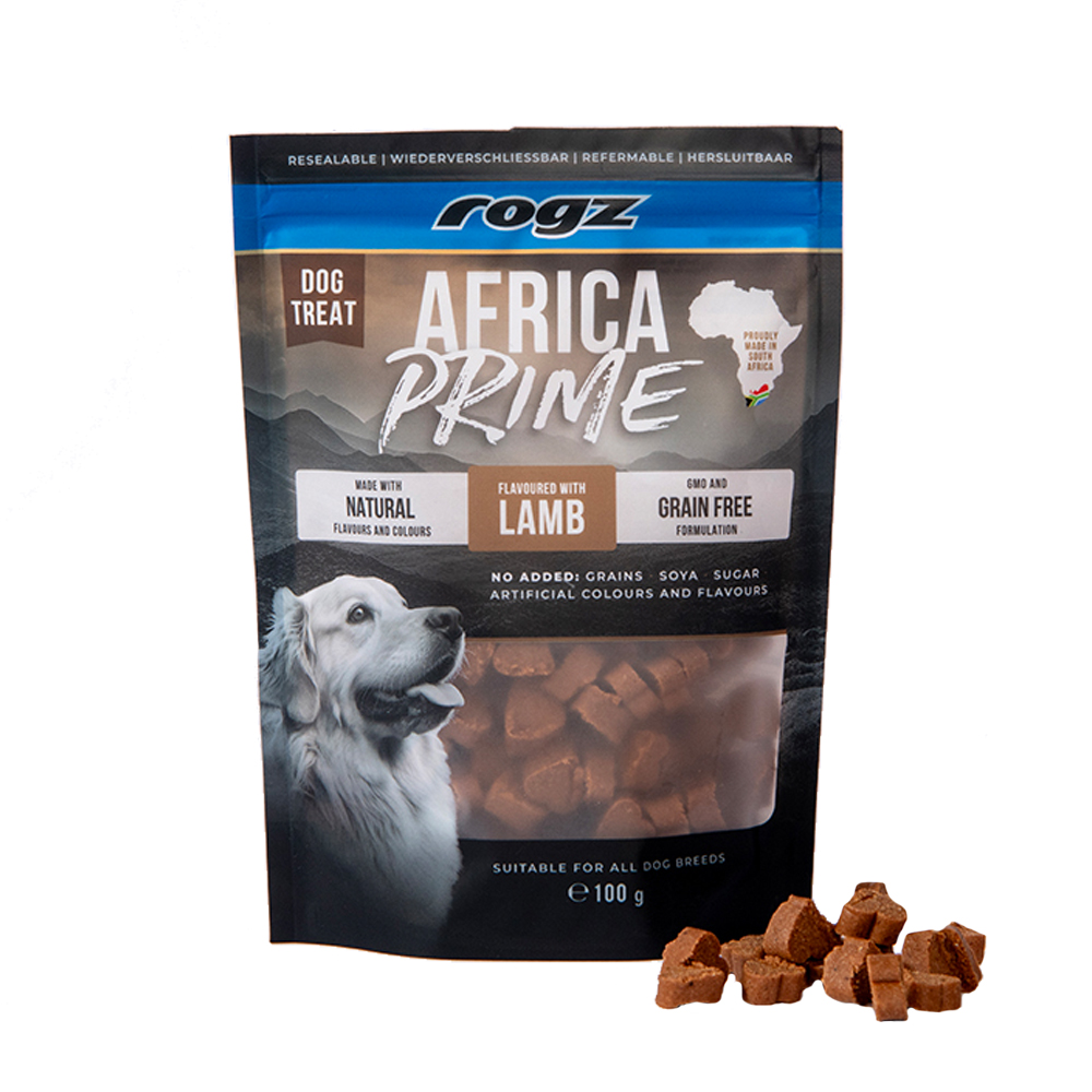 Rogz Africa Prime Snack - Lamm - 100 g Rogz Africa Prime Snack - Lamm - 100 g von Rogz