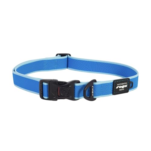 Rogz Amphibian Klassisches Hundehalsband, Blau, Größe XL von Rogz