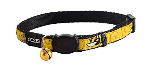 Rogz Catz FancyCat Katzenhalsband, gelb/schwarz Rogz Catz FancyCat Katzenhalsband, gelb/schwarz von Rogz