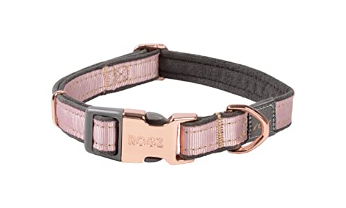 Rogz Dog Urban Classic Halsband, Pink Blush, Größe XS von Rogz