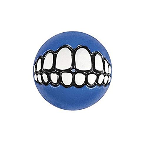 ROGZ GR04-B Grinz Ball/Spielzeug, L, blau von Rogz