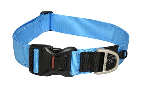 ROGZ HB19-F Utility Halsband/Landing Strip, XXL, hellblau ROGZ HB19-F Utility Halsband/Landing Strip, XXL, hellblau von Rogz