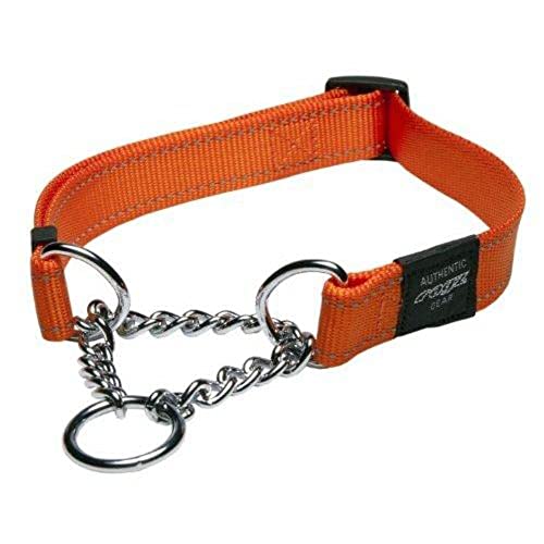 ROGZ HC11-D Utility Stop- Halsband/Snake, M, orange von Rogz