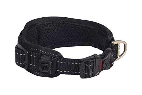 Rogz Hundehalsband, gepolstert, reflektierend, Größe L, Schwarz Rogz Hundehalsband, gepolstert, reflektierend, Größe L, Schwarz von Rogz