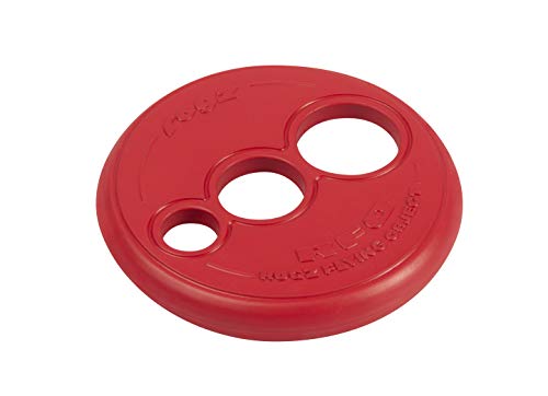 Rogz Soft Fetch Frisbee Hundespielzeug, rot, klein von Rogz