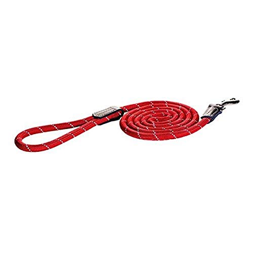 Rogz Rope Line Fixed Lead - Rosa - 180 cm / 6 mm Rogz Rope Line Fixed Lead - Rosa - 180 cm / 6 mm von Rogz