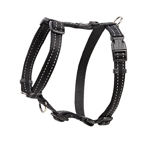 ROGZ SJ11-A Utility Hundegeschirr/Snake, M, schwarz von Rogz