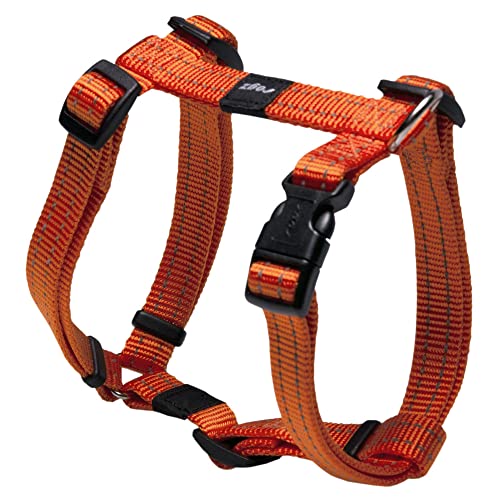 Rogz SJ11-D Utility Hundegeschirr/Snake, M, orange von Rogz