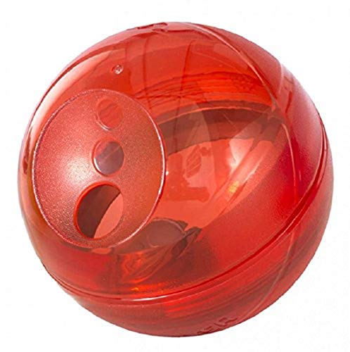 Rogz TUM03-C Tumbler Beschäftigungsball, M, rot von Rogz