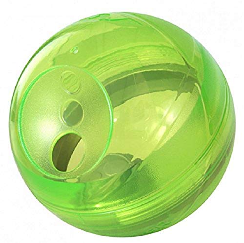Rogz TUM03-L Tumbler Beschäftigungsball, M, grün von Rogz