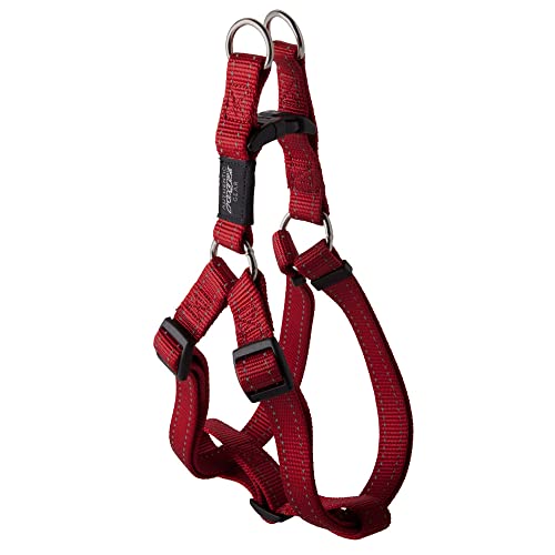 Rogz Utility Hundegeschirr, reflektierend, verstellbar, 1,9 cm, Fanbelt Hundegeschirr, groß, 3/4" Large, rot Rogz Utility Hundegeschirr, reflektierend, verstellbar, 1,9 cm, Fanbelt Hundegeschirr, groß, 3/4" Large, rot von Rogz