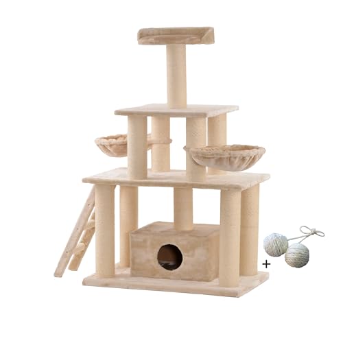 Katzenbaum Ginni XXL Katzen-Kratzbaum, mit gratis Spielballset von Rohrschneider