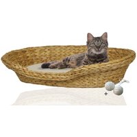 Rohrschneider ® Komfortables Katzenkörbchen mit Kissen von Rohrschneider