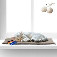 Rohrschneider ® Selbstwärmende Katzendecke, Fensterliege mit rutschfester Unterlage von Rohrschneider