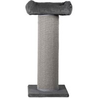 Rohrschneider ® XXL Kratzbaum, Cord-Bezug, tauschbare Kratzmatte, Bett waschbar von Rohrschneider