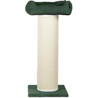 Rohrschneider ® XXL Kratzbaum, Cord-Bezug, tauschbare Kratzmatte, Bett waschbar von Rohrschneider