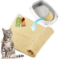Rohrschneider CleanCat Hanfmatte 5 mm stark als Katzenstreu-Ersatz, zuschneidbar, geruchsneutralisierend 5 von Rohrschneider