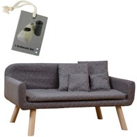 Rohrschneider Hundesofa Hundecouch Chicago mit Gratis-Beigabe grau/ grau Rohrschneider Hundesofa Hundecouch Chicago mit Gratis-Beigabe grau/ grau von Rohrschneider