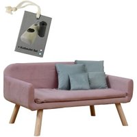 Rohrschneider Hundesofa Chicago mit Gratis-Beigabe rosa von Rohrschneider
